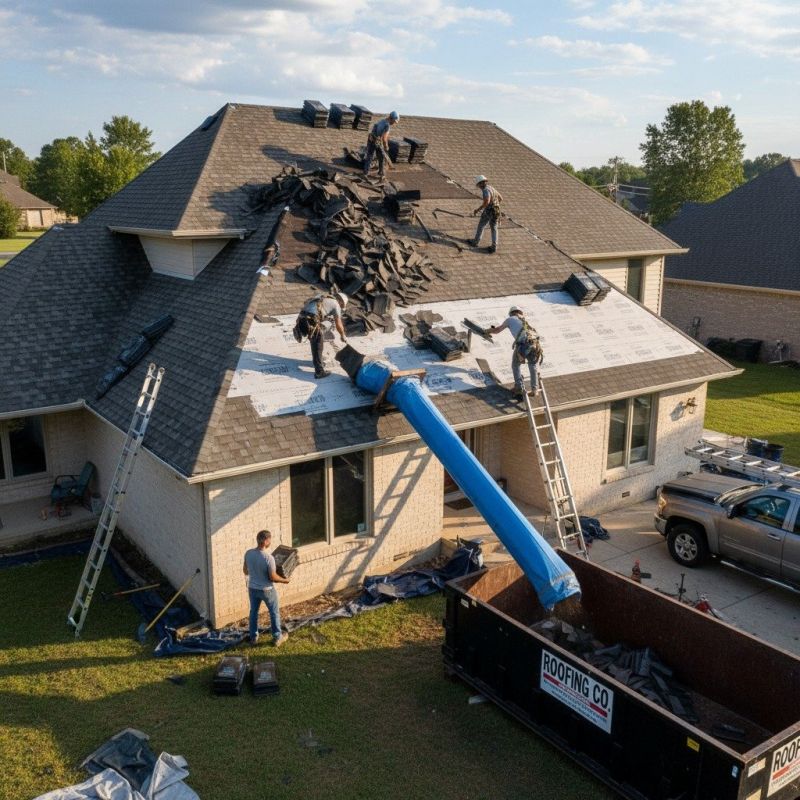 Leaky Roof Replacement in Fredericksburg, VA